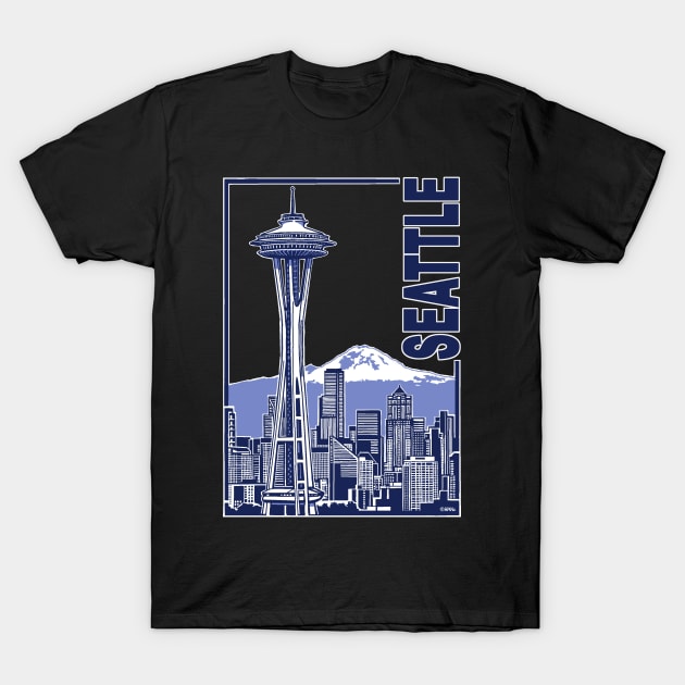 Seattle T-Shirt by NewSignCreation